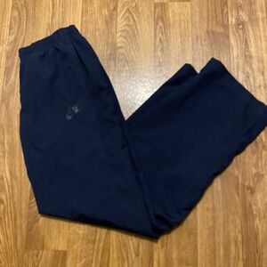 Vintage 90s Nike Sweatpants Men Large‎ Dark Blue Nylon Drawstring